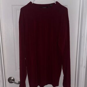 Bachrach Deep Red Long Sleeve Shirt